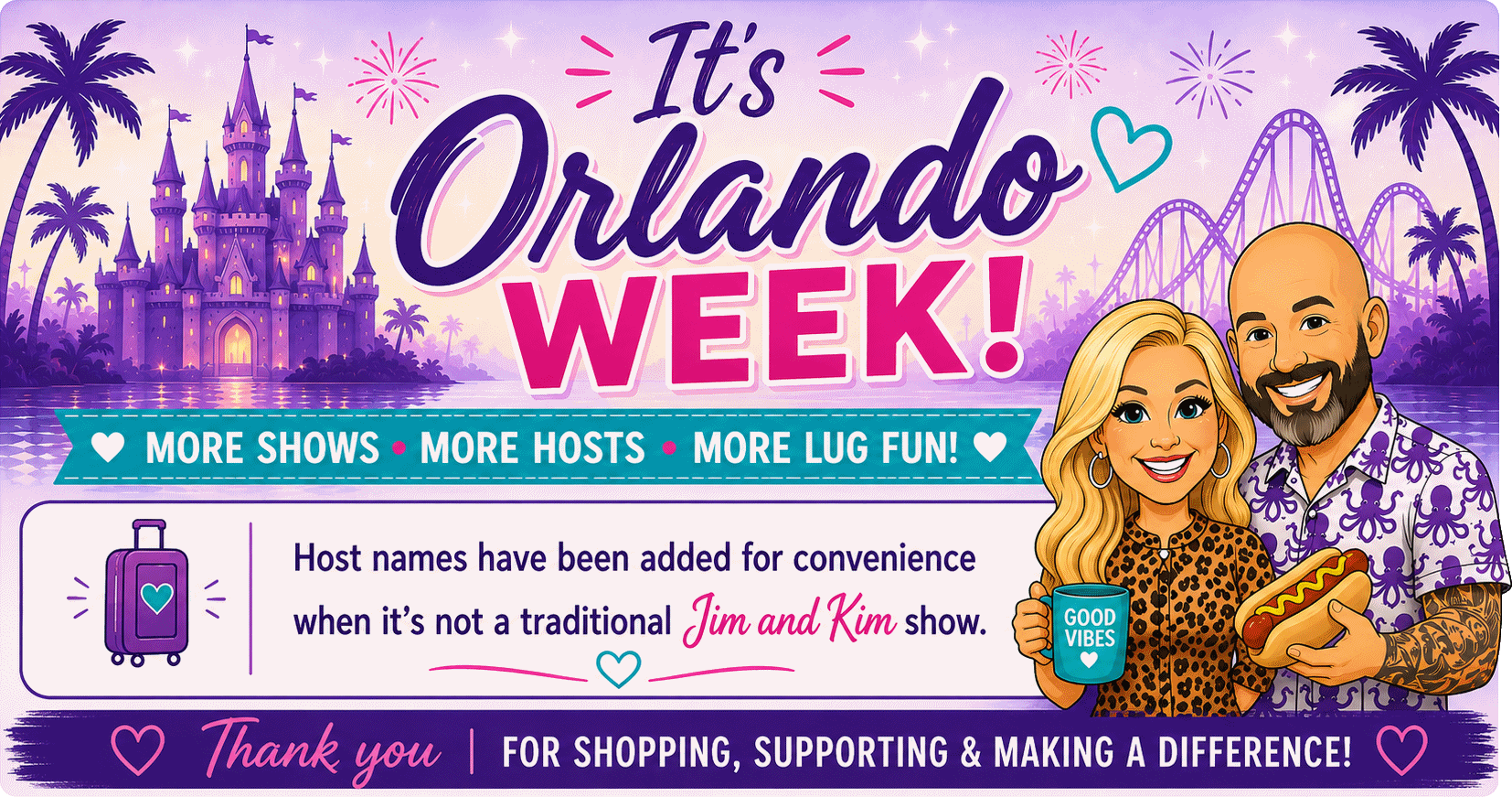 Orlando Week - More Shows, More Hosts, More Lug Fun